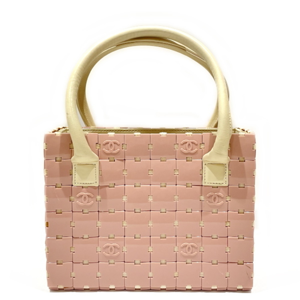 CHANEL Puzzle Here Mark Square Handbag